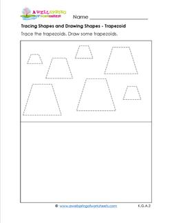 250x324 tracing shapes and drawing shapes - Drawing A Trapezoid