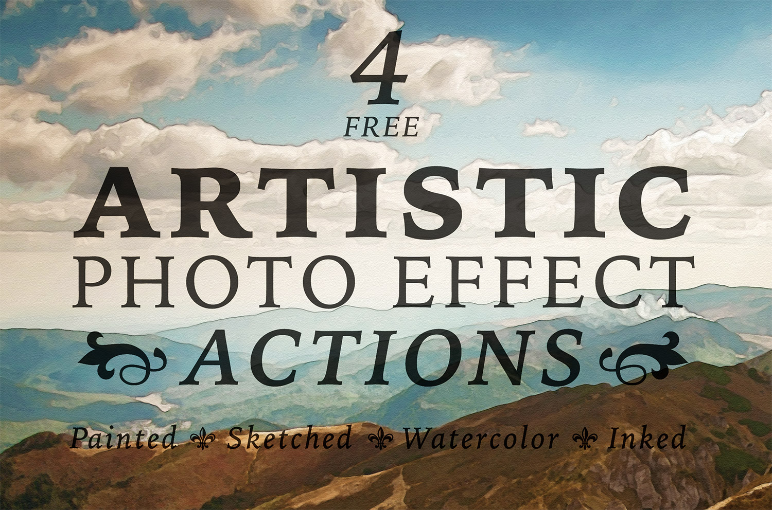 1500x992 Free Artistic Paint, Sketch Ink Photo Effect Actions - Drawing Action Photoshop Free