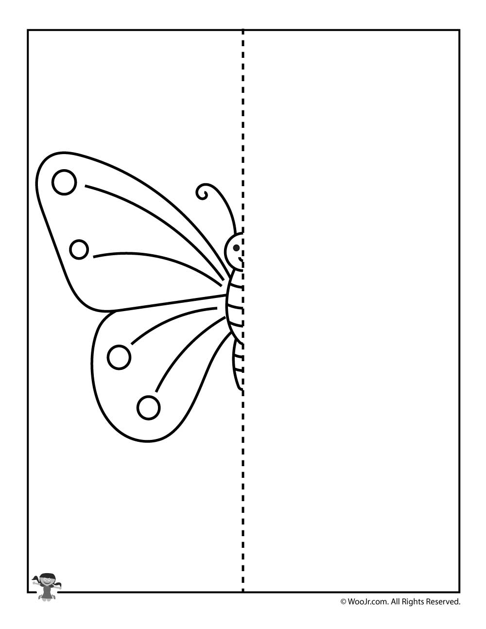 1000x1294 Spring Butterfly Drawing Activity - Drawing Activities