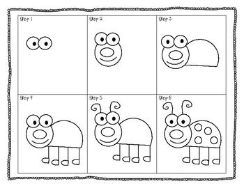 350x270 Spring Directed Drawing Activities Spring Fling And Lots Of Bugs - Drawing Activities