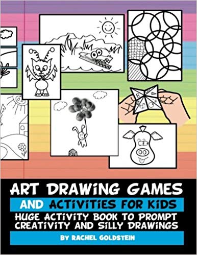 386x499 Art Drawing Games And Activities For Kids Huge Activity Book - Drawing Activities For Kids