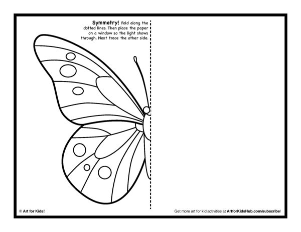 600x464 Symmetry Art Activity - Drawing Activities For Kids