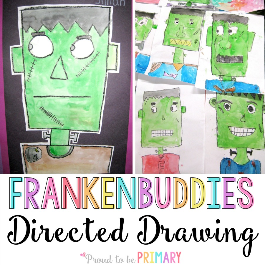 900x900 The Frankenstein Drawing Any Child Can Create Great For Your Class! - Drawing Activities For Kids