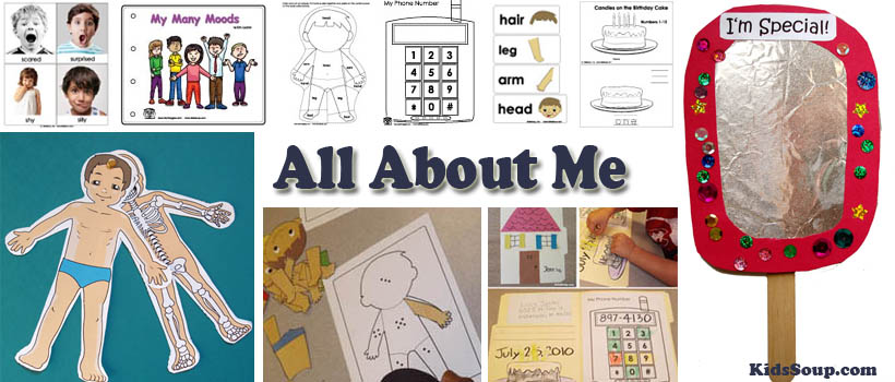 820x350 All About Me Activities, Crafts, And Lessons Plans Kidssoup - Drawing Activities For Preschoolers