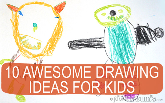 550x344 Ten Awesome Drawing Ideas For Kids - Drawing Activities For Preschoolers