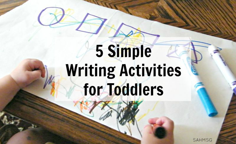 800x488 Simple Writing Activities For Toddlers The Stay - Drawing Activities For Preschoolers