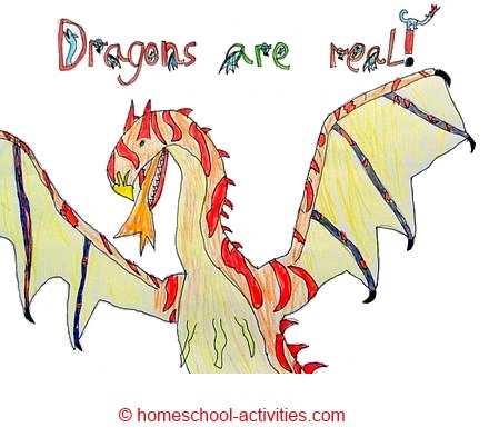 440x393 How To Draw A Dragon Art Projects For Kids - Drawing Activities For Toddlers