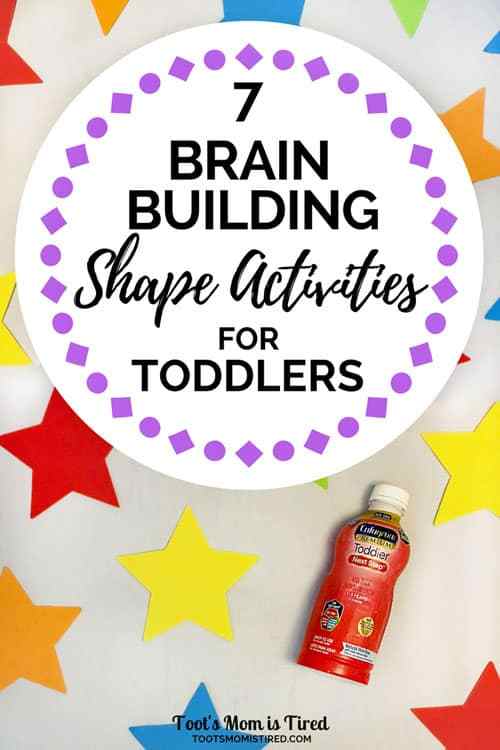 500x750 brain building shape activities for toddlers - Drawing Activities For Toddlers