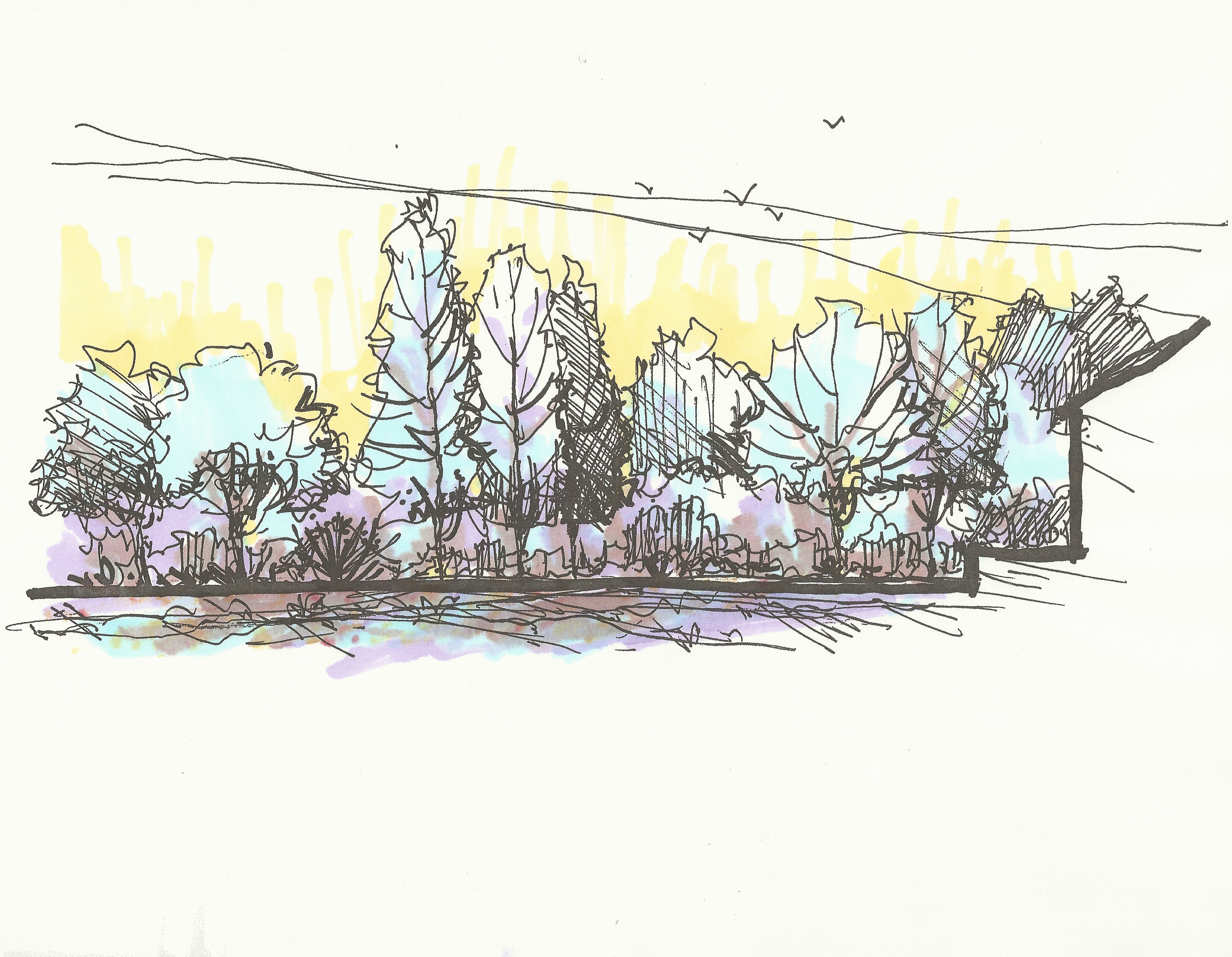 3216x2496 section drawing idea for site analysis architecture and design - Drawing Analysis