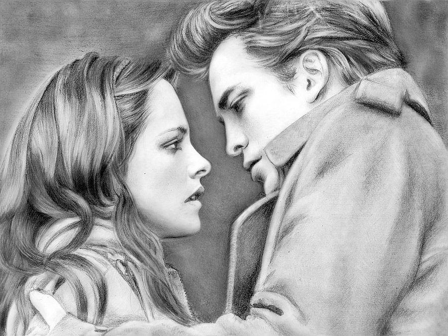 900x676 Twilight Sketching Drawing - Drawing And Sketching