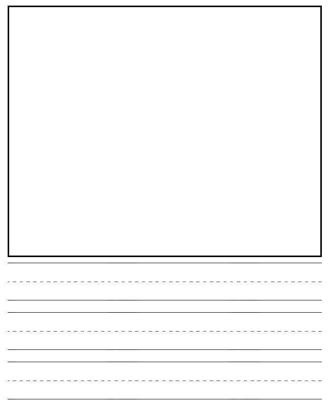 648x792 journal writing paper kindergarten kindergarten kindergarten - Drawing And Write Template