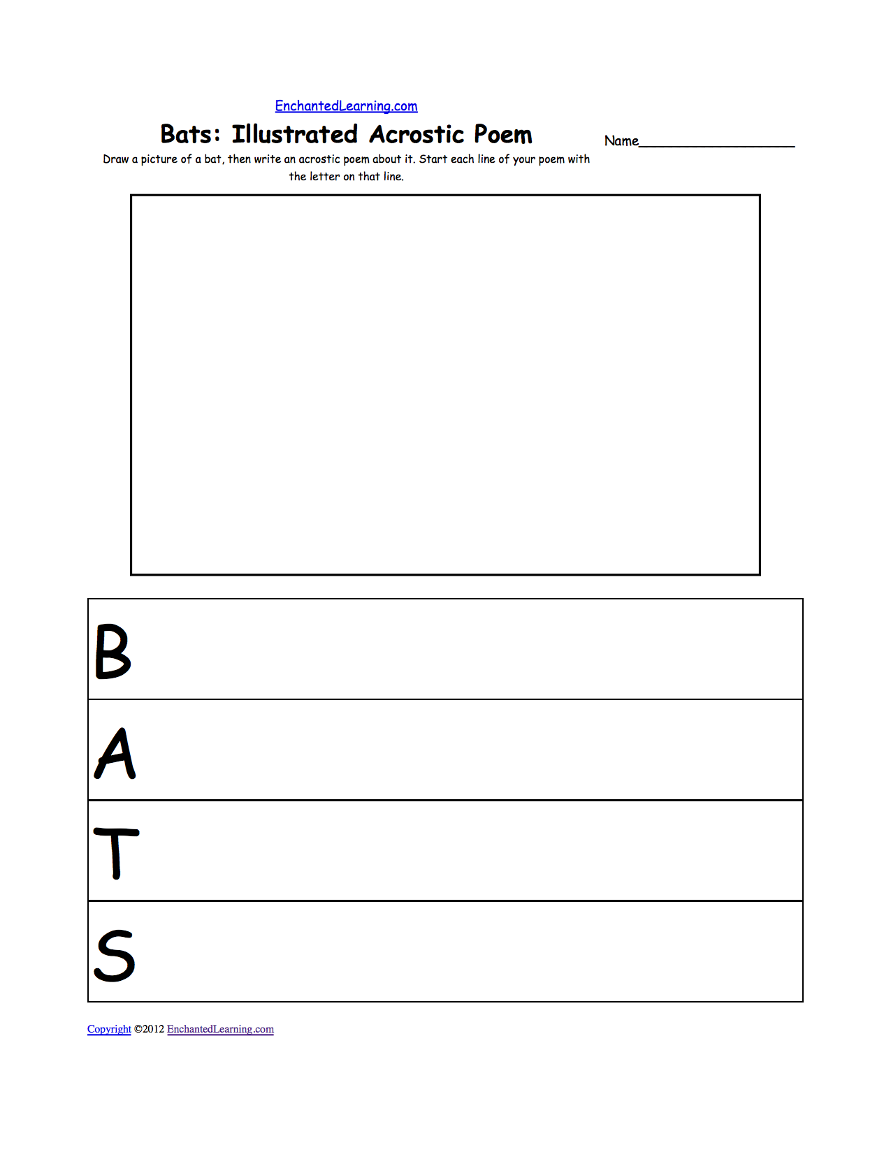 1275x1649 Acrostic Poems Plus Generate Your Own Poetry Worksheets - Drawing And Write Template