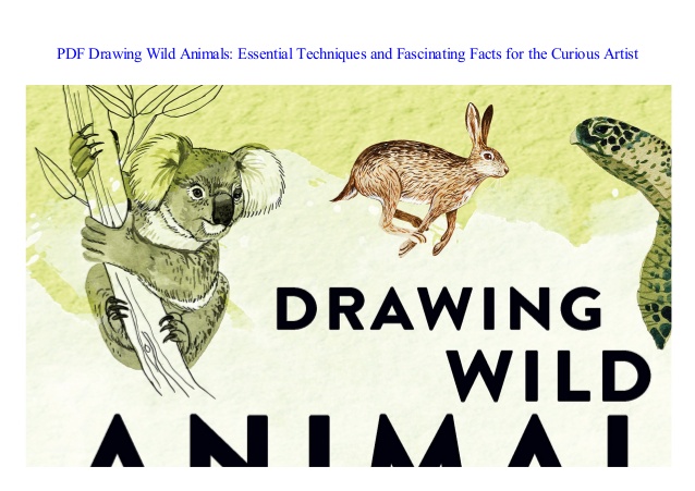 638x451 Pdf Drawing Wild Animals Essential Techniques And Fascinating Facts - Drawing Animals Pdf