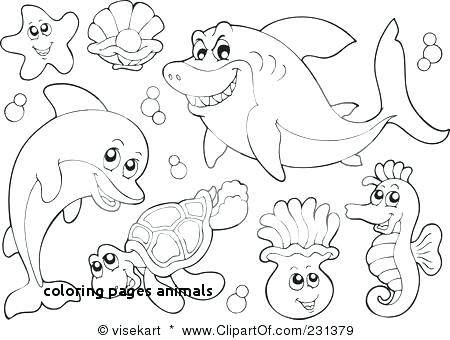 450x340 Animals Coloring - Drawing Animals Pdf