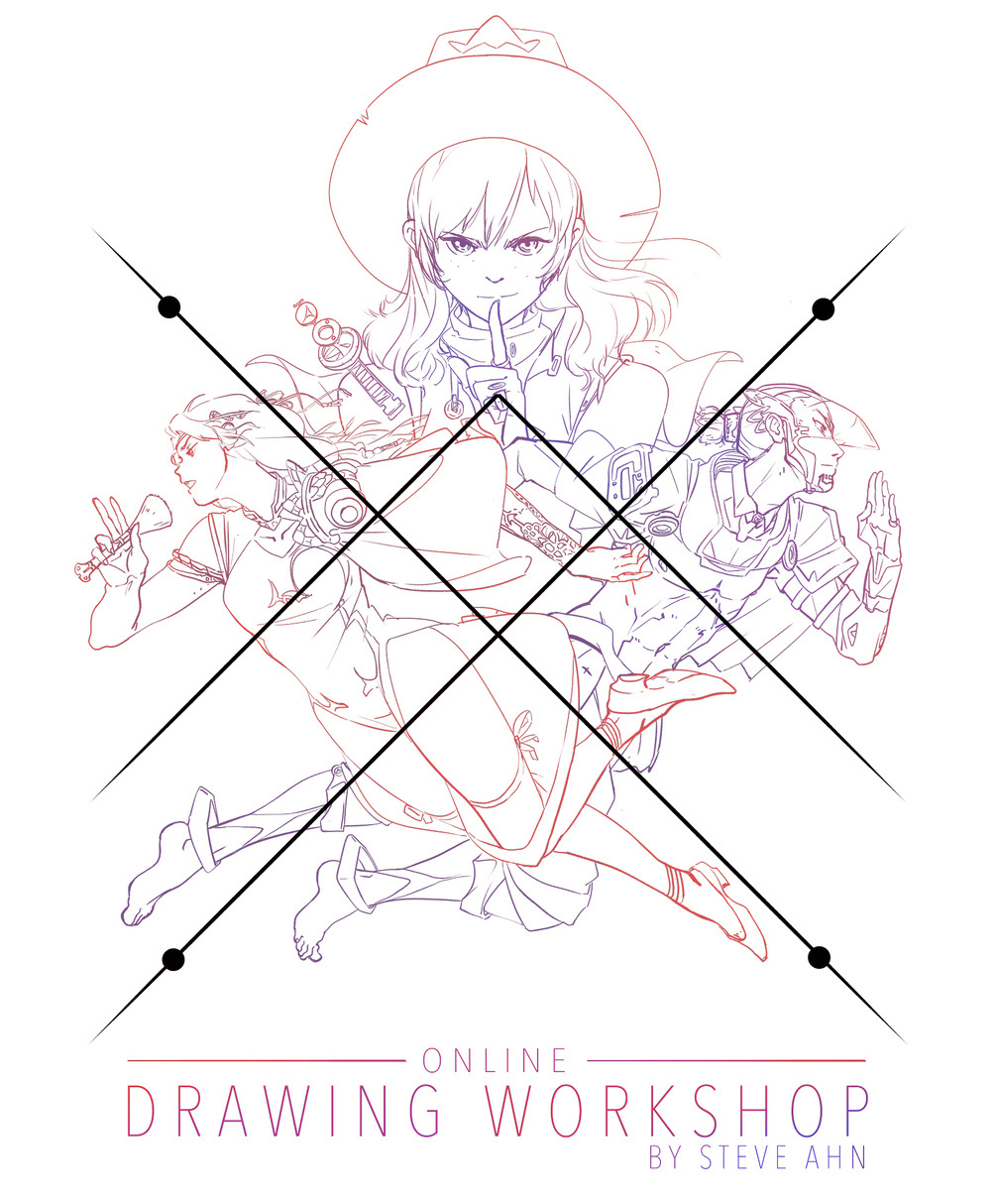 1005x1214 Art Of Steveahn I'm Hosting An Week Online Drawing Workshop - Drawing Animation Online