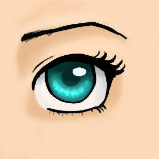 313x314 Draw Anime Eyes On The Computer Art Anime Eyes, Drawings, How - Drawing Anime On The Computer