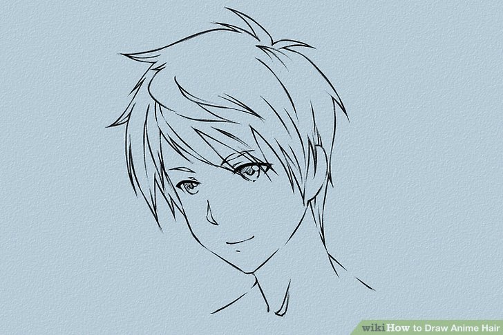 728x485 Ways To Draw Anime Hair - Drawing Anime On The Computer