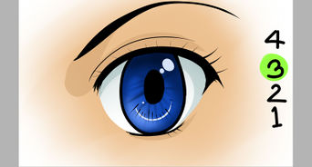 342x184 How To Draw Simple Anime Eyes Steps - Drawing Anime On The Computer