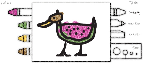 490x220 create a drawing app with canvas and javascript { william - Drawing Application