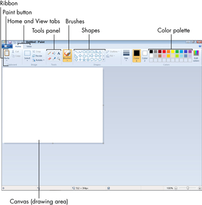 394x400 How To Draw A Picture In Paint For Windows - Drawing Area