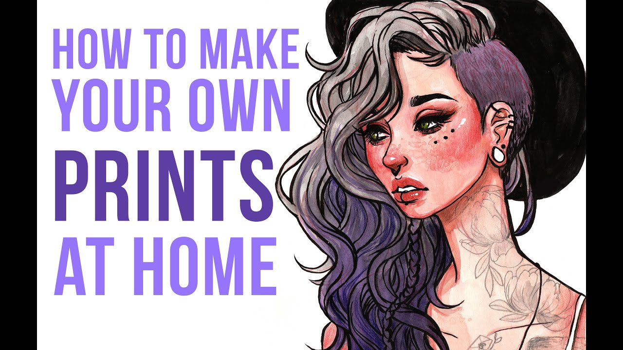 1280x720 How To Print Your Own Art Prints - Drawing Art Prints