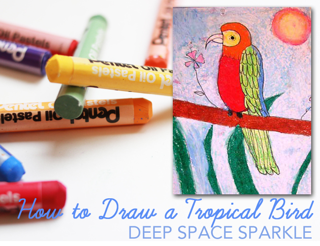 650x500 Parrot Art Projects Deep Space Sparkle - Drawing Art Projects