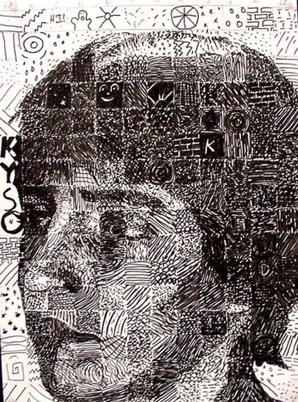432x582 Art Projects Drawing Chuck Close Art Project Idea For Upper Middle - Drawing Art Projects