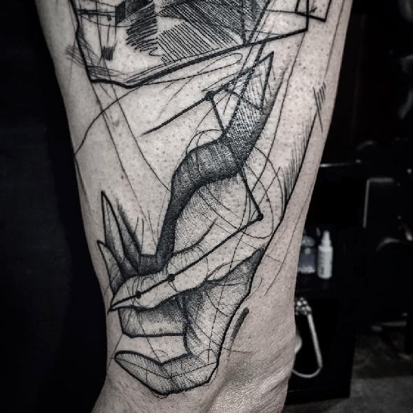 600x600 fashionable and intriguing sketch tattoo ideas for your next ink - Drawing Art Tattoo
