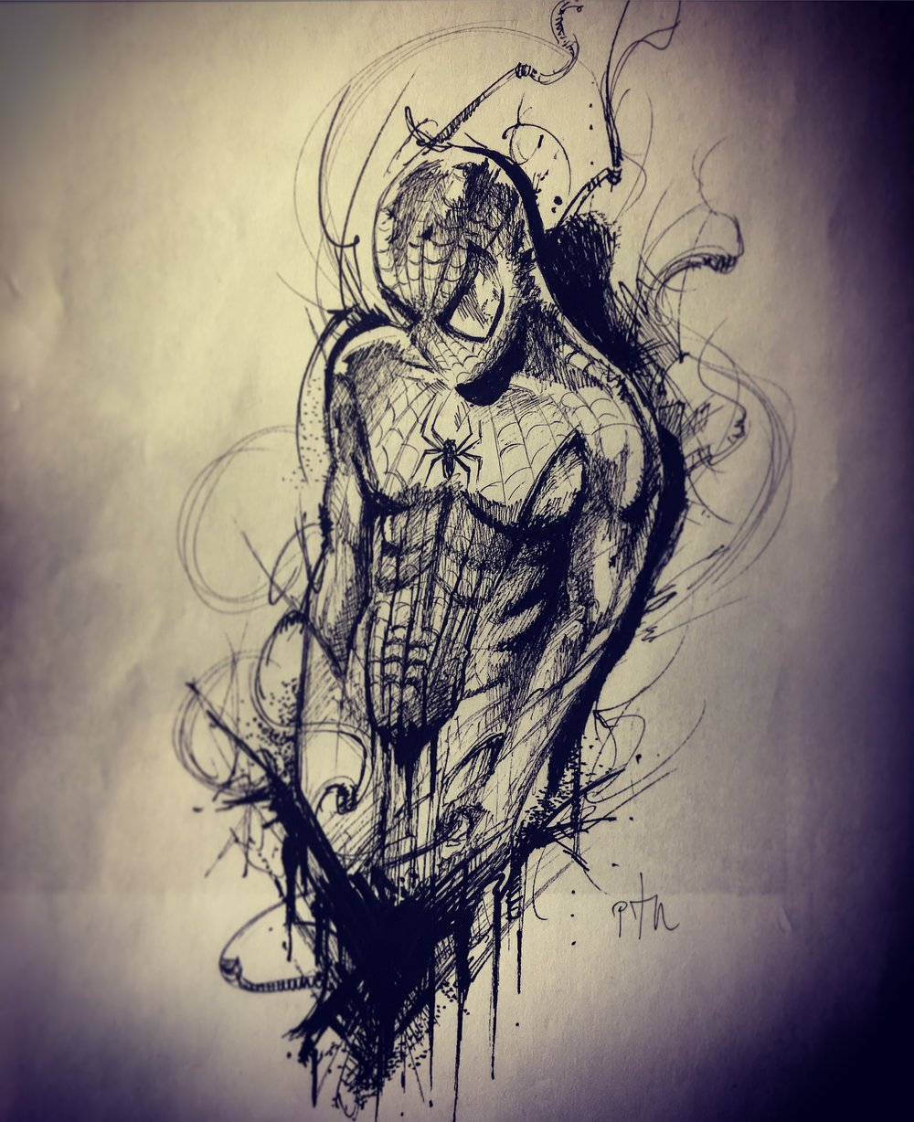 1000x1228 sketch art freak tattoo tattoo studio in bremgarten aargau - Drawing Art Tattoo