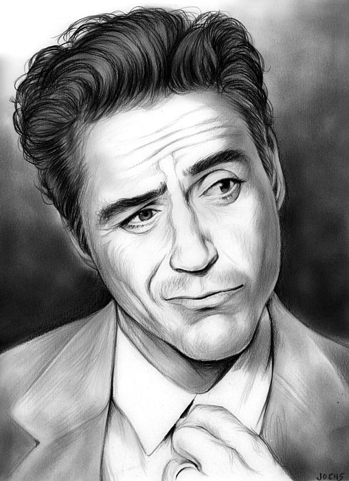 508x700 Robert Downey, Jr Pencil Sketch - Drawing Artist Drawings