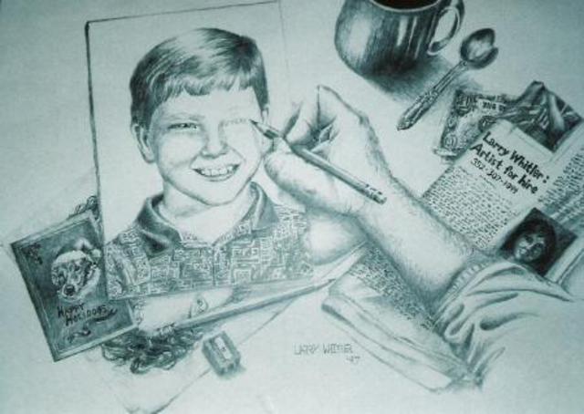 640x454 larry whitler artwork artist for hire original drawing pencil - Drawing Artist For Hire