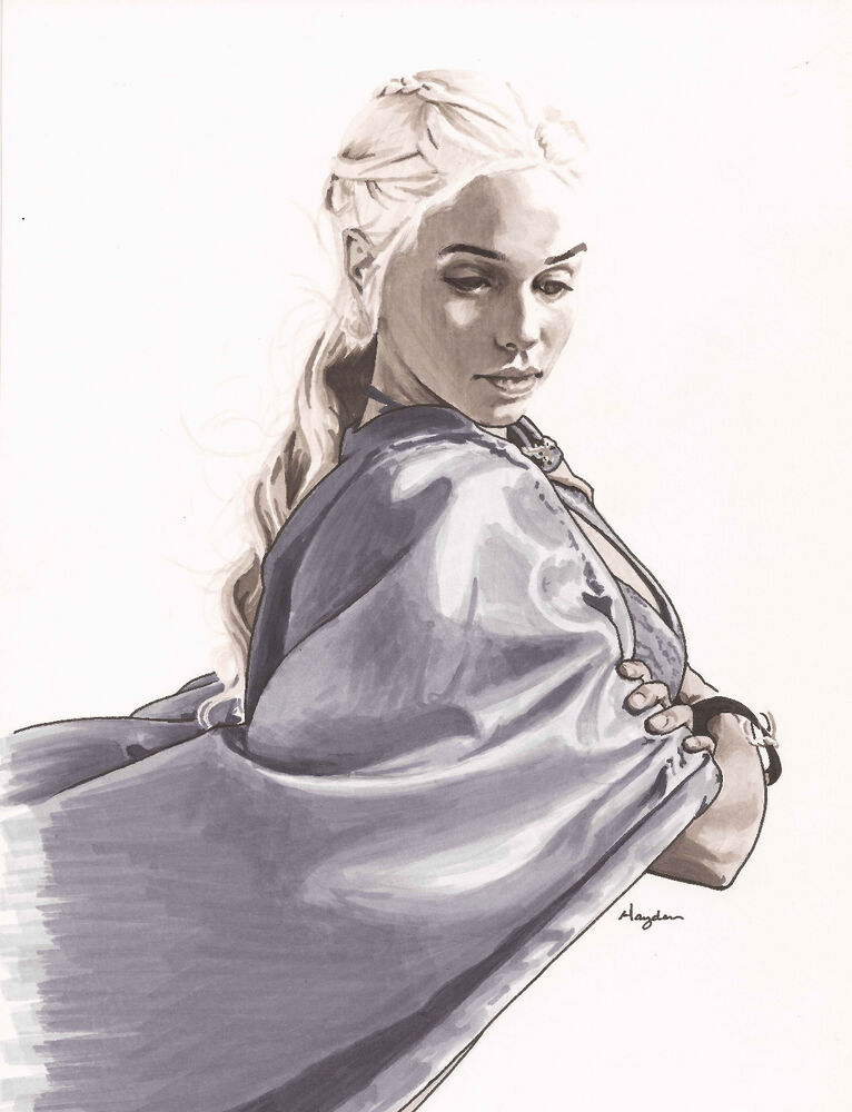 766x1000 Game Of Thrones Khaleesi Daeneyrs Targaryen Emilia Clarke - Drawing Artist Game