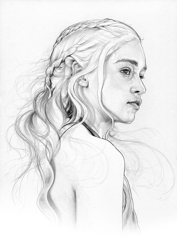 600x826 no spoilers khaleesi drawing artist unknown gameofthrones - Drawing Artist Game