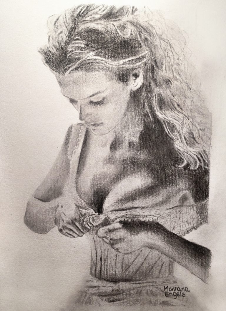 768x1058 Undress Me With Your Eyes - Drawing Artist Near Me