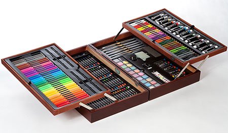 450x263 Art Piece Deluxe Wood Art Set - Drawing Artist Set