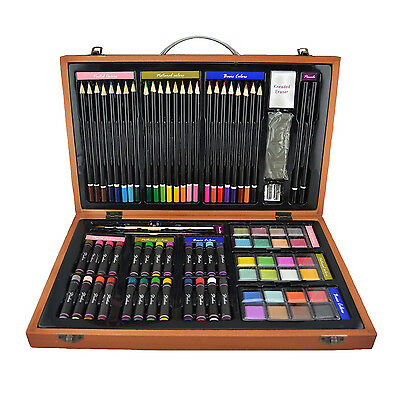 400x400 Sketch Drawing Art Set Painting Color Artist Kit Pencil Pastel - Drawing Artist Set