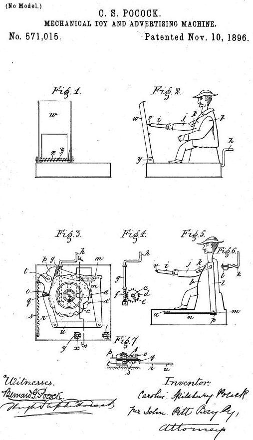 automata mechanical drawings