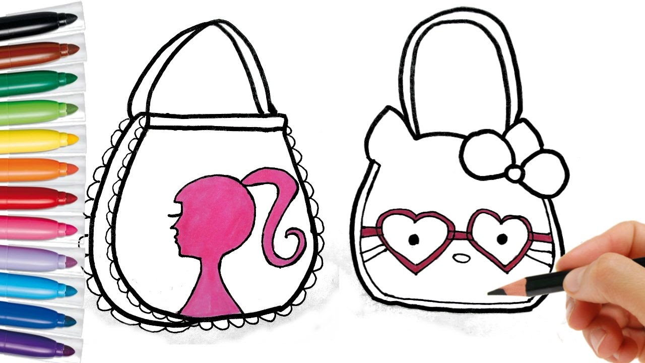1280x720 Drawing Bag For Girls Learning Coloring - Drawing Bag