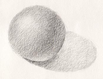 350x269 beginning shading exercise shade a ball carol's drawing blog - Drawing Ball