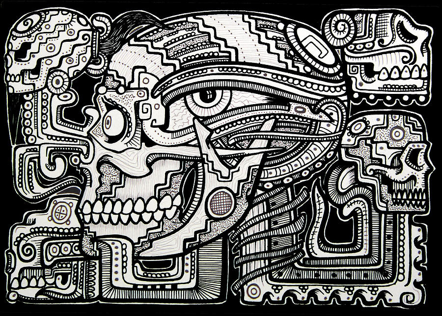 900x643 band of skulls drawing - Drawing Band