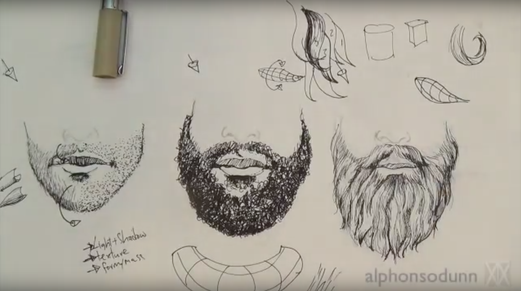 1674x937 how to draw beards beard variations for reference styles - Drawing Beard