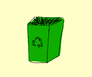 300x250 Recycle Bins Drawing - Drawing Bins