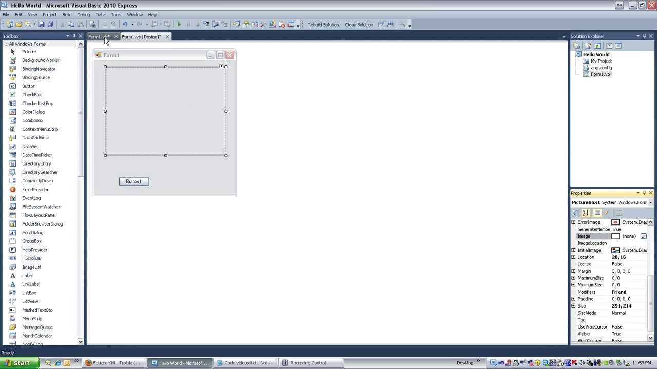 1280x720 Visual Basic How To Bitmap Drawing - Drawing Bitmap
