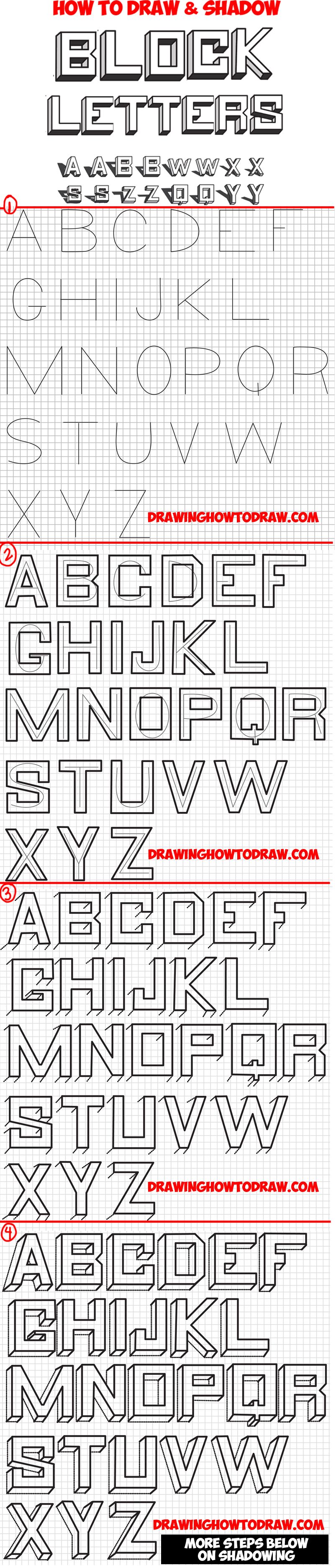 803x3749 how to draw block letters - Drawing Block Letters