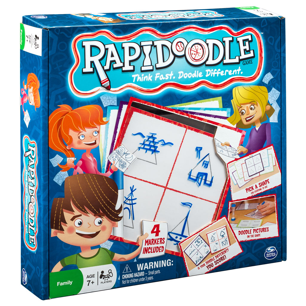 1024x1024 Rapidoodle Board Game Spin Master Games - Drawing Board Games