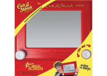 350x250 etch a sketch classic red new magic screen child erasable - Drawing Board Toy