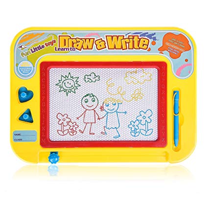425x425 magnetic drawing board, magna colorful drawing board - Drawing Board Toy