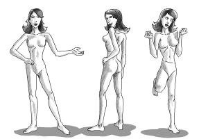 300x200 How To Draw A Body Outline - Drawing Body Outline