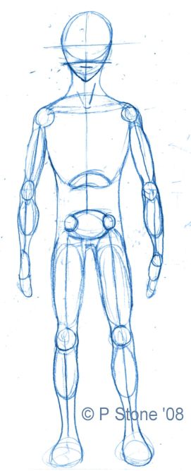 271x668 Sketching The Human Body - Drawing Body Outline