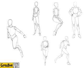 321x257 Drawing Basics Human Figure Head Creative Comic Art - Drawing Body Poses
